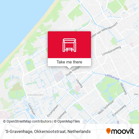 'S-Gravenhage, Okkernootstraat map