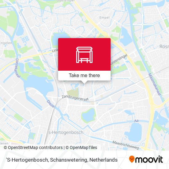 'S-Hertogenbosch, Schanswetering map