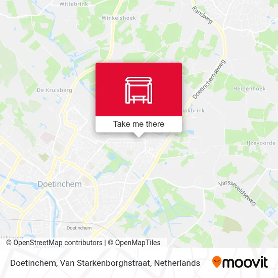 Doetinchem, Van Starkenborghstraat map