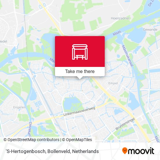 'S-Hertogenbosch, Bollenveld Karte