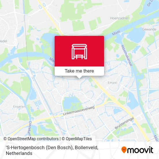 'S-Hertogenbosch (Den Bosch), Bollenveld Karte