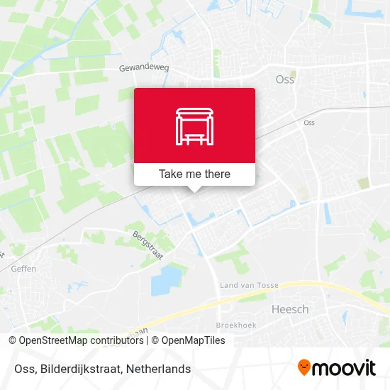 Oss, Bilderdijkstraat Karte