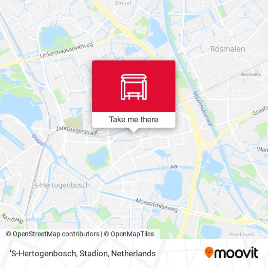 'S-Hertogenbosch, Stadion map