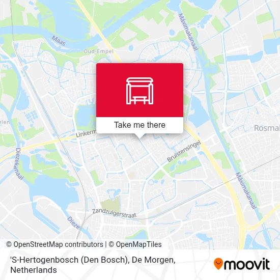 'S-Hertogenbosch (Den Bosch), De Morgen map