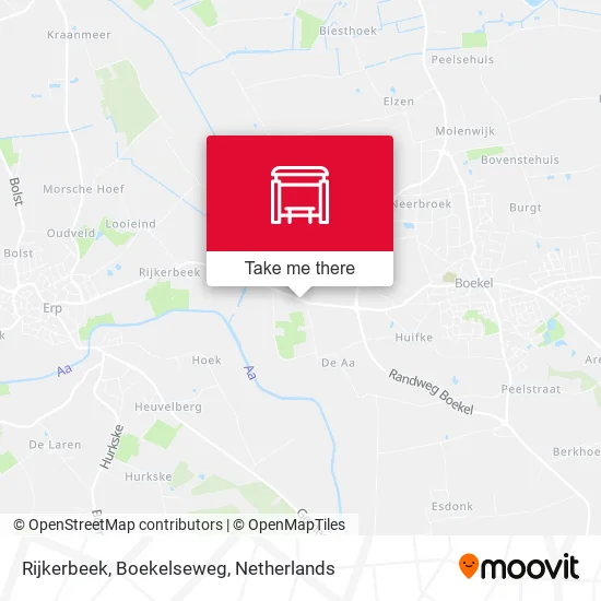 Rijkerbeek, Boekelseweg map