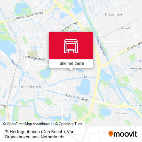 'S-Hertogenbosch (Den Bosch), Van Broeckhovenlaan map
