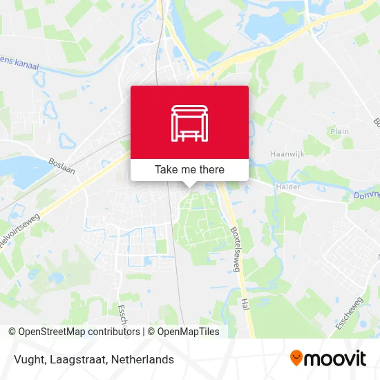 Vught, Laagstraat Karte