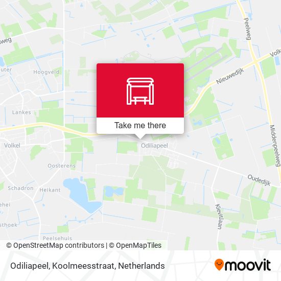 Odiliapeel, Koolmeesstraat map