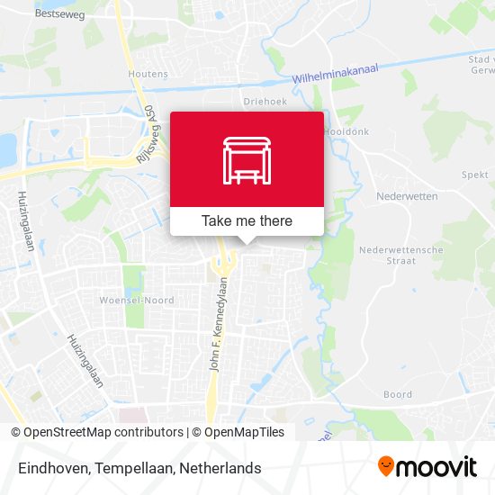 Eindhoven, Tempellaan map