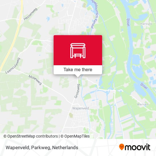 Wapenveld, Parkweg map