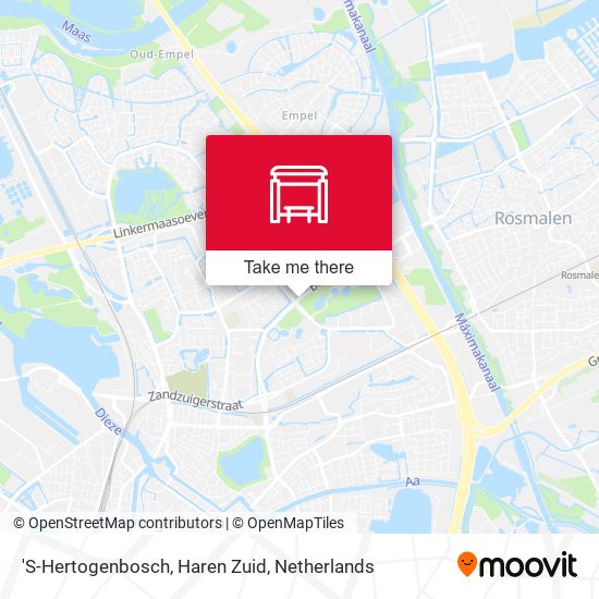 'S-Hertogenbosch, Haren Zuid Karte