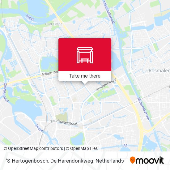 'S-Hertogenbosch, De Harendonkweg map