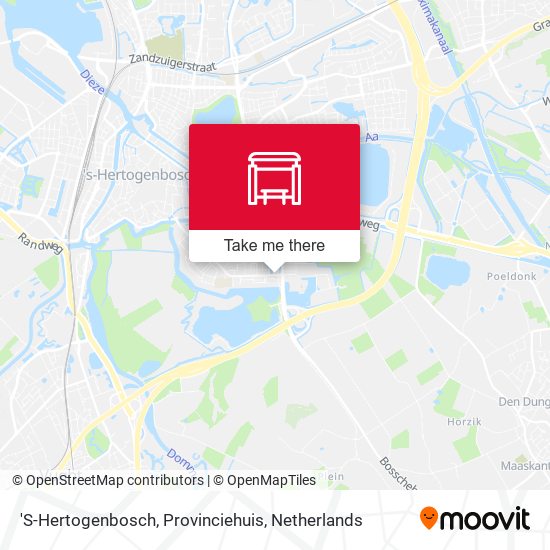 'S-Hertogenbosch, Provinciehuis map