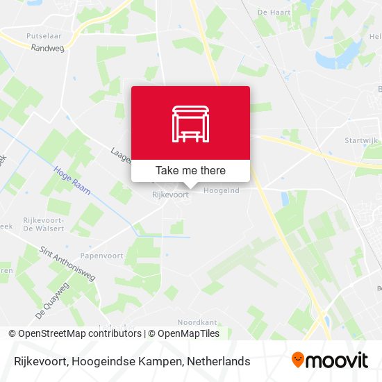 Rijkevoort, Hoogeindse Kampen map