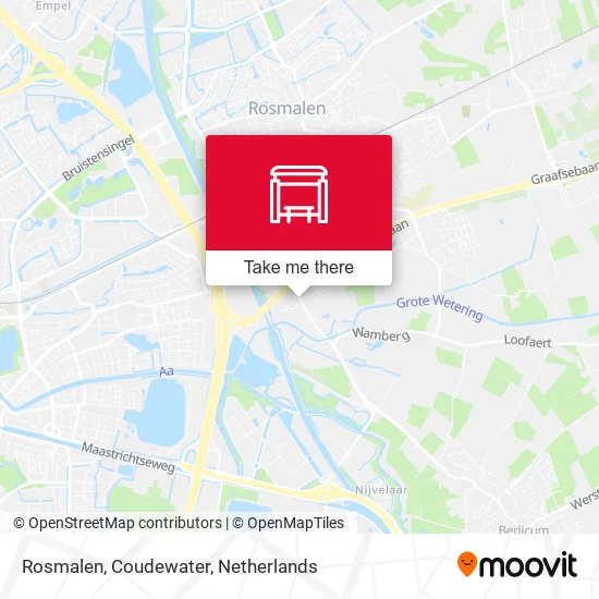 Rosmalen, Coudewater map