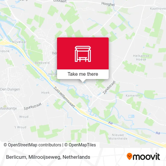 Berlicum, Milrooijseweg map