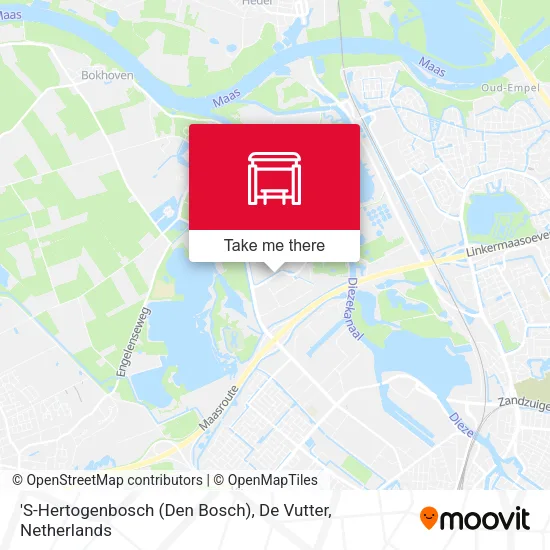 'S-Hertogenbosch (Den Bosch), De Vutter map