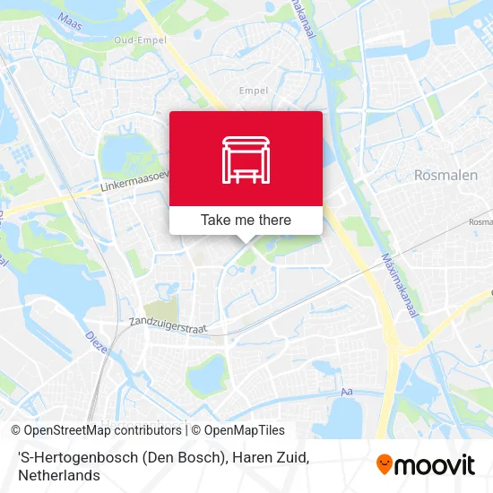 'S-Hertogenbosch (Den Bosch), Haren Zuid map