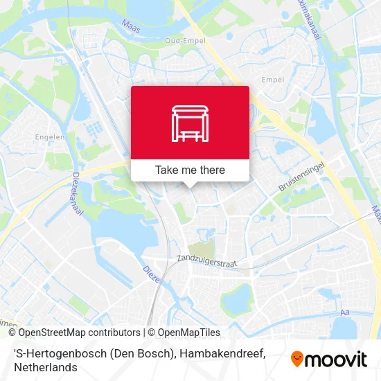 'S-Hertogenbosch (Den Bosch), Hambakendreef map