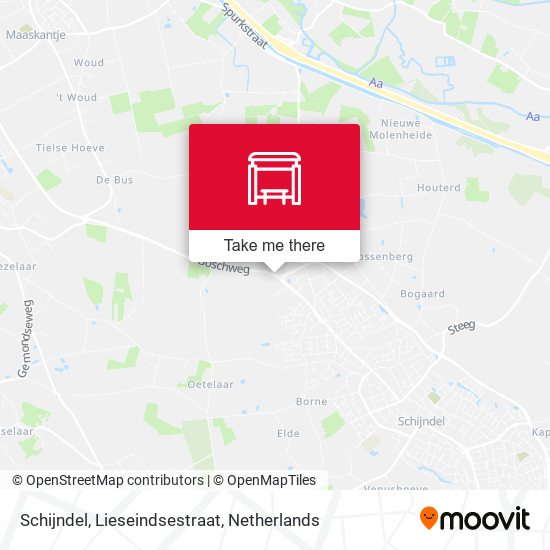 Schijndel, Lieseindsestraat map