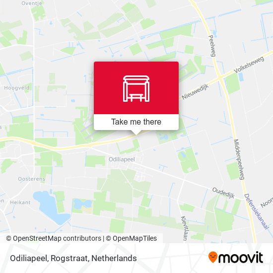 Odiliapeel, Rogstraat map