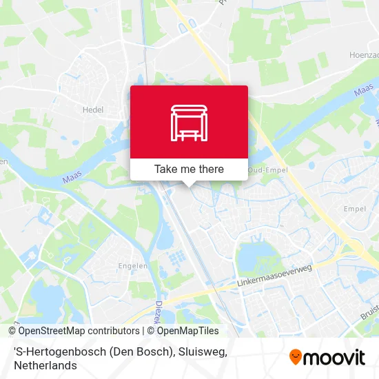 'S-Hertogenbosch (Den Bosch), Sluisweg Karte