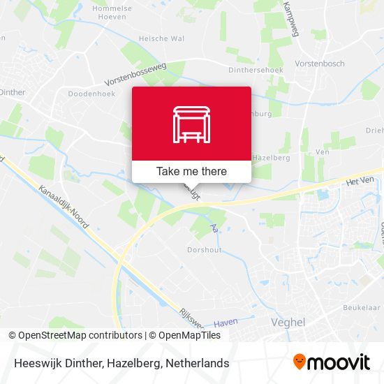 Heeswijk Dinther, Hazelberg map
