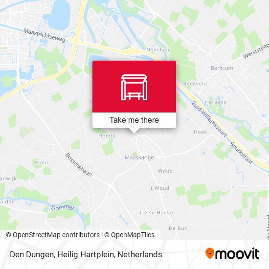 Den Dungen, Heilig Hartplein map