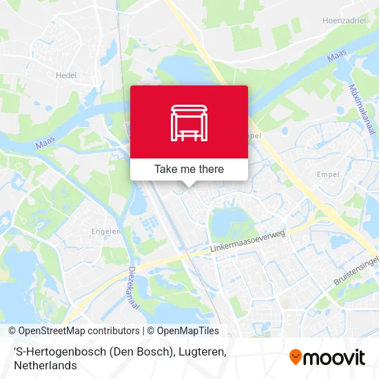 'S-Hertogenbosch (Den Bosch), Lugteren map
