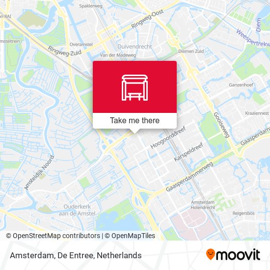 Amsterdam, De Entree map