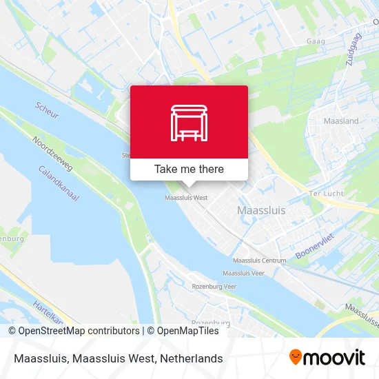 Maassluis, Maassluis West map
