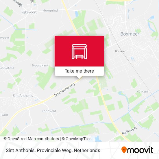 Sint Anthonis, Provinciale Weg map