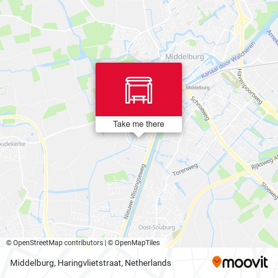 Middelburg, Haringvlietstraat map