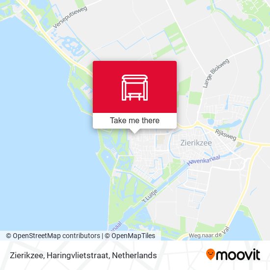 Zierikzee, Haringvlietstraat map