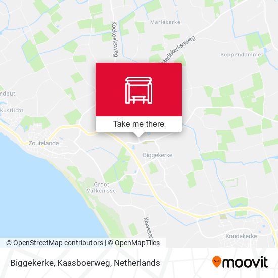 Biggekerke, Kaasboerweg map