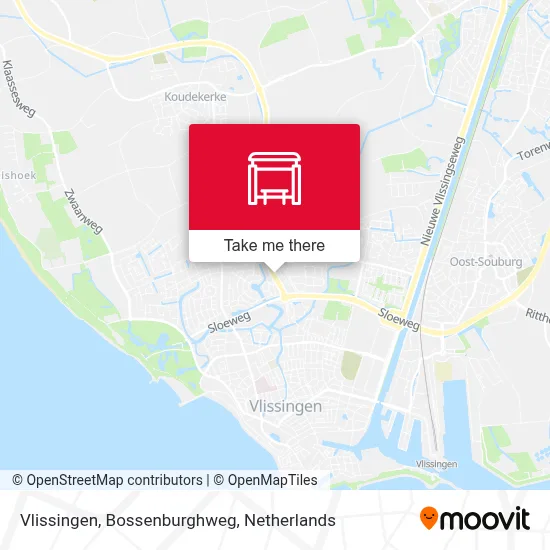Vlissingen, Bossenburghweg map
