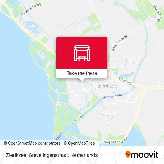 Zierikzee, Grevelingenstraat map