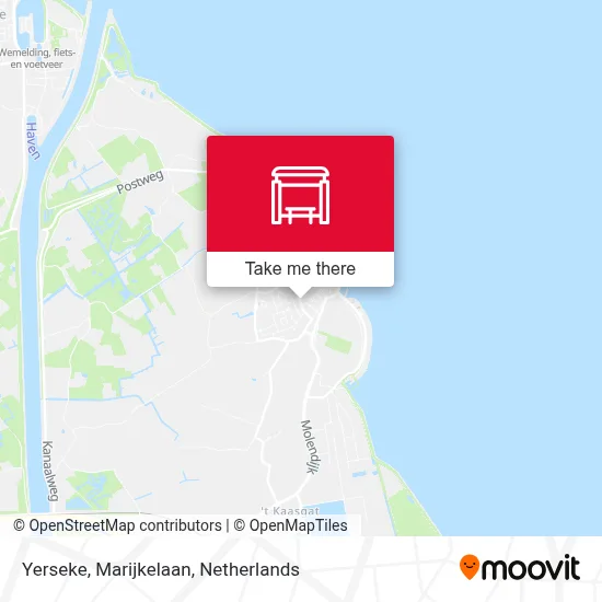 Yerseke, Marijkelaan map