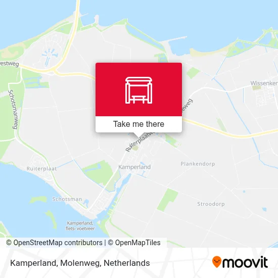 Kamperland, Molenweg map