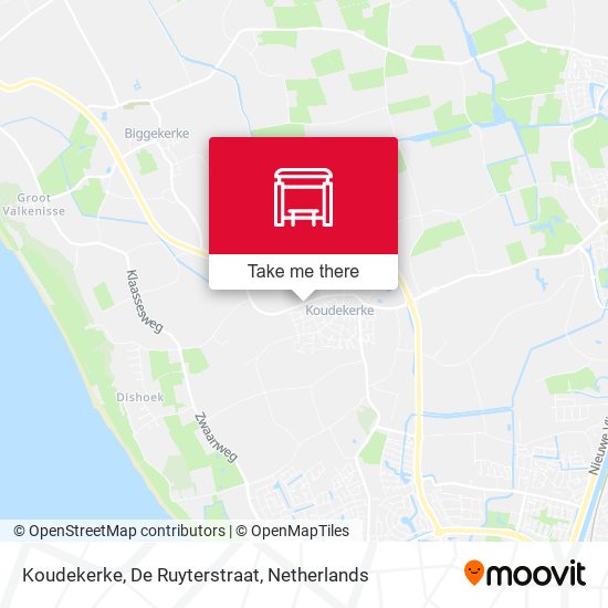 Koudekerke, De Ruyterstraat map