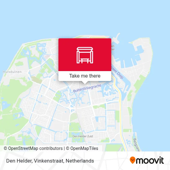 Den Helder, Vinkenstraat Karte