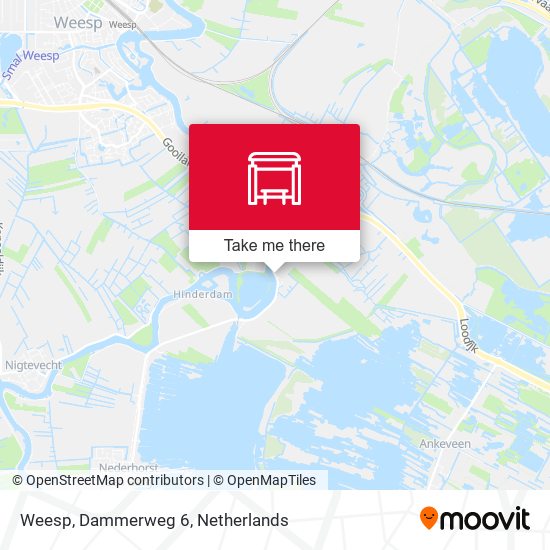 Weesp, Dammerweg 6 map