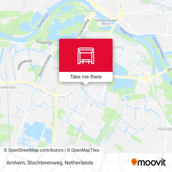 Arnhem, Slochterenweg map