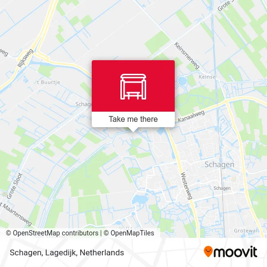 Schagen, Lagedijk map