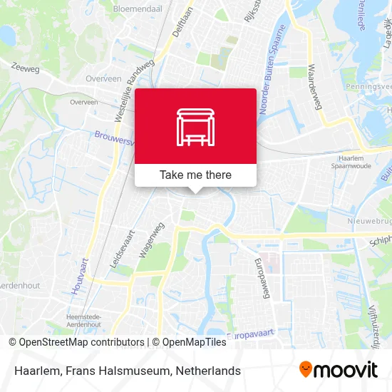 Haarlem, Frans Halsmuseum map