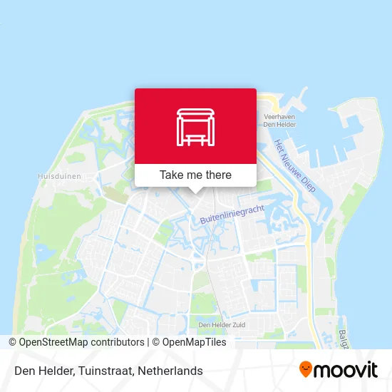 Den Helder, Tuinstraat map