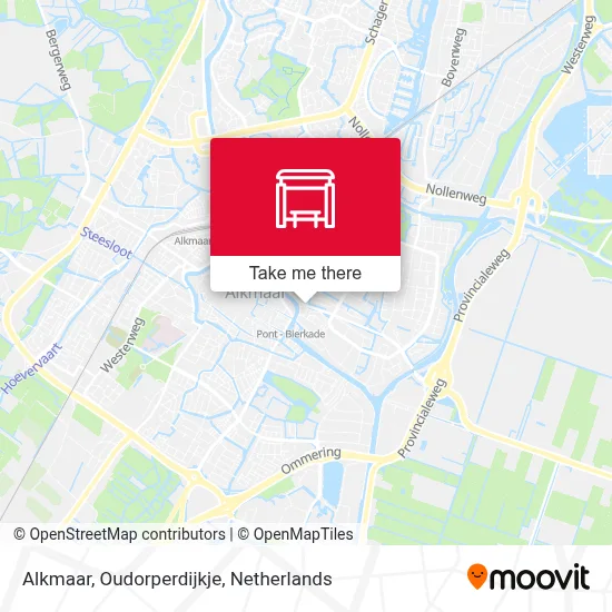 Alkmaar, Oudorperdijkje map