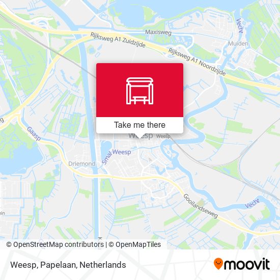 Weesp, Papelaan map