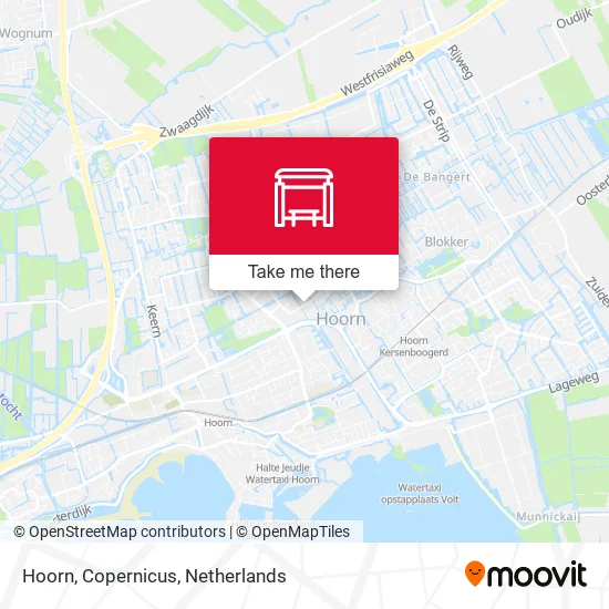Hoorn, Copernicus map