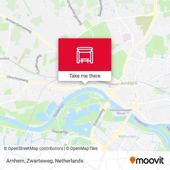 Arnhem, Zwarteweg map